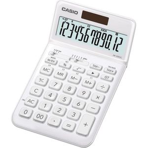 Blanc calculatrice calculatrices Casio MH-12-WE Bureau Calculatrice basique Noir Bureau, Calculatrice basique, 12 chiffres, 1 lignes, Batterie/Solaire, Noir, Blanc