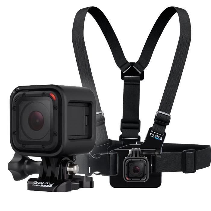 GoPro HERO4 SESSION + Harnais poitrine Caméra sport Full HD petite et légère 8 mégapixels