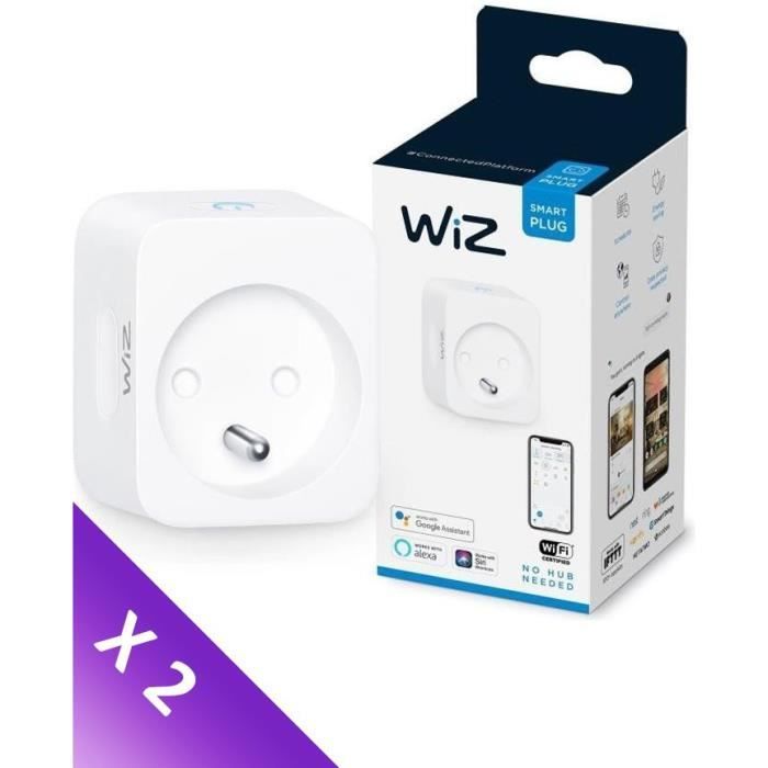 WIZ Lot de 2 prises connectées