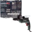 Perceuse à percussion Metabo SBE-650 650W + Set Atelier mobile 80 accessoires-0