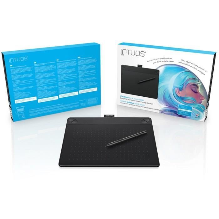 Wacom Tablette Graphique Intuos Art Black Pen & Touch Medium - Surface active 216 x 135 mm