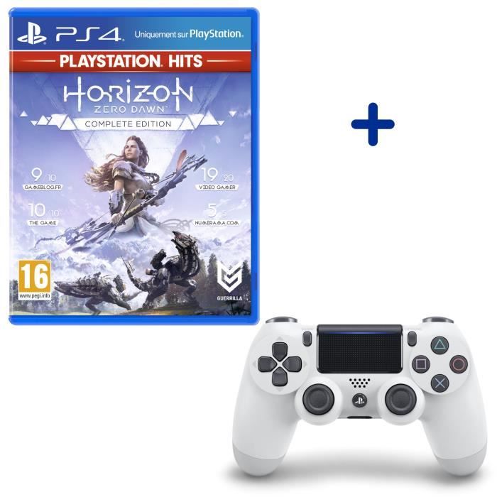 Soldes Sony DualShock 4 V2 (blanc glacier) 2024 au meilleur prix