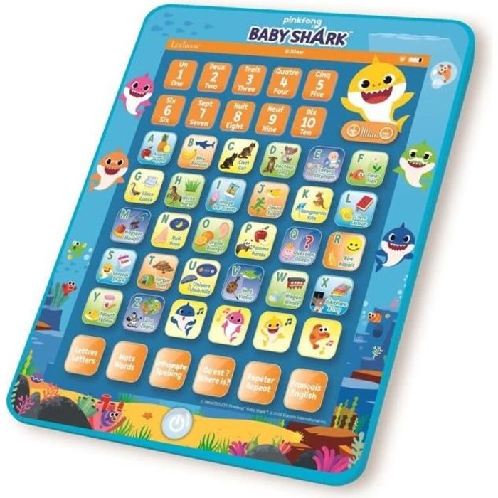 Tablette Educative Bilingue Baby Shark Francais Anglais Cdiscount Jeux Jouets