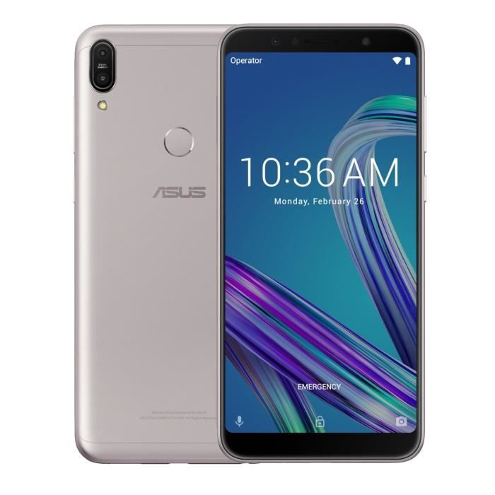 Vente Téléphone portable ASUS Zenfone Max Pro M1 32Go Meteor Silver pas cher Vente Téléphone portable ASUS Zenfone Max Pro M1 32Go Meteor Silver pas cher