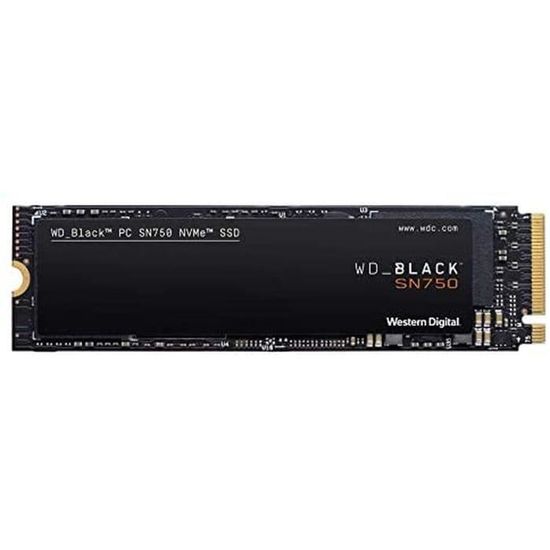 Disque SSD Interne - WD - SN750 NVMe - 2TB -  (WDS200T3X0C)