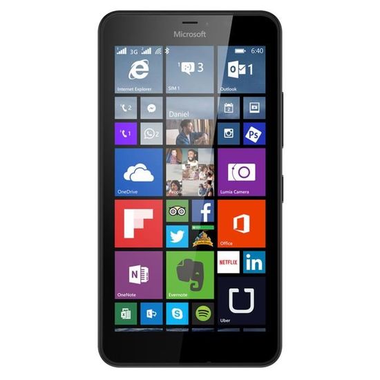 Lumia 640 XL Simple Sim 4G Noir