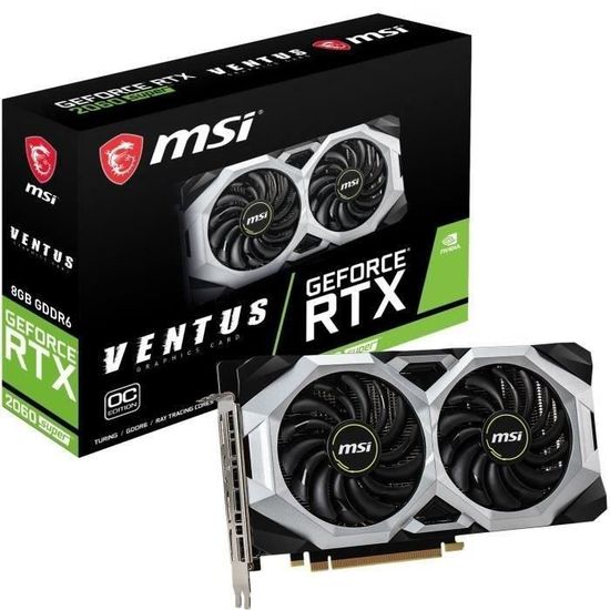 MSI Carte graphique GeForce RTX 2060 SUPER Ventus OC