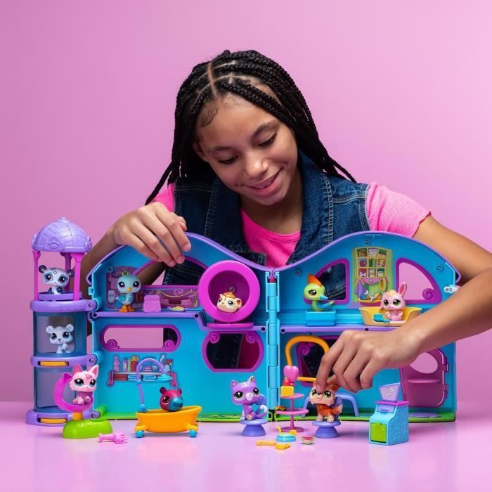 Gros Lot De 40 PetShops + 2 Maisons Et Accessoires - Jouet D'occasion