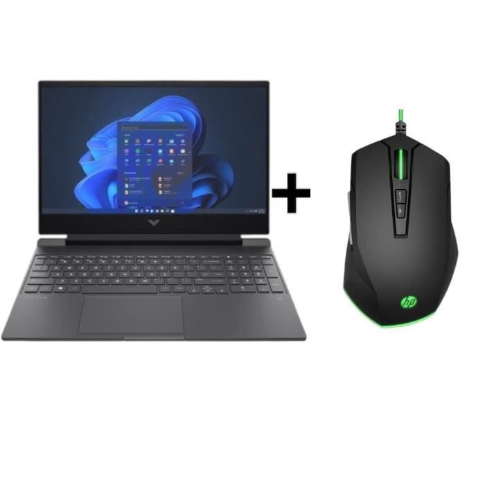 PC Portable Gamer HP Victus 15 fa0085nf 156 FHD Core i5 12450H RAM 16Go 512Go SSD RTX 3050 4 Go Win 11 Souris de jeu
