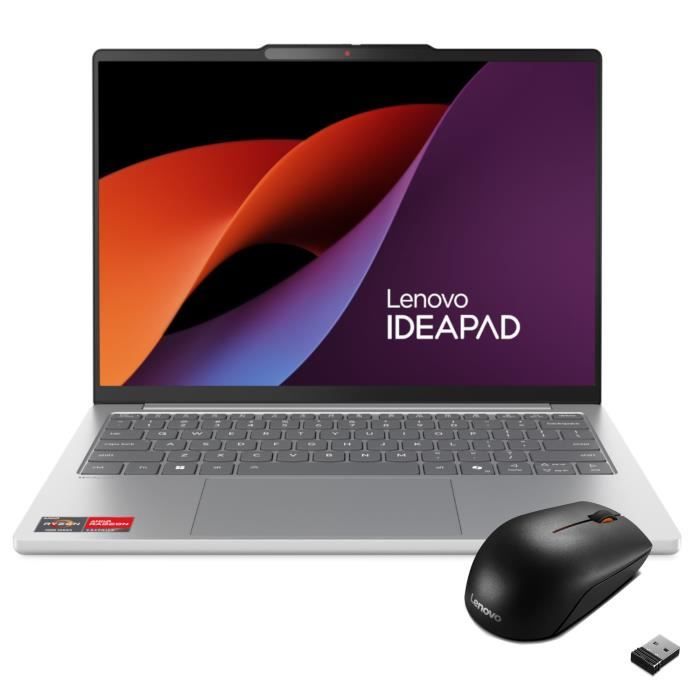 PC Portable LENOVO IdeaPad Slim 5 13ARP10 Sans Windows 133 WUXGA Ryzen 7 7735HS RAM 16Go 512Go Aluminium AZERTY + Souris