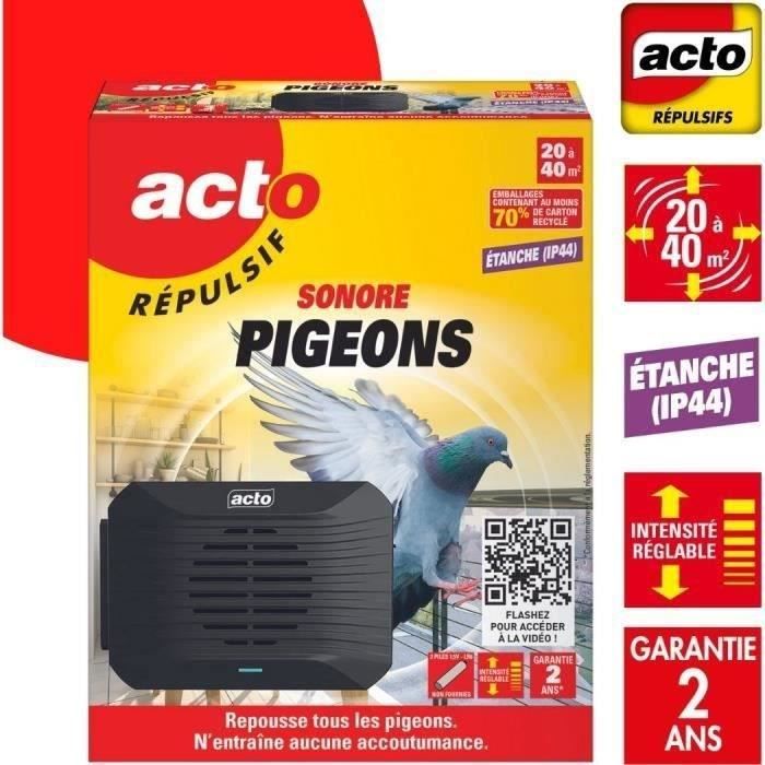 Répulsif Anti-pigeons BirdXPeller Pro (Version Urbaine) - Sonore, Programmable, Portée 4000m², Pour Toits Et Balcons - 10
