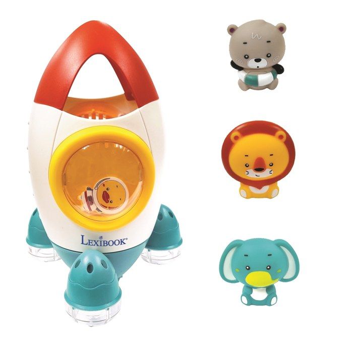 Jeu de bain fusée avec 3 animaux souples - LEXIBOOK - pour enfants de 18  mois et plus - jets d'eau tournants - Cdiscount Puériculture & Eveil bébé