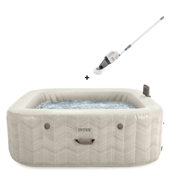Spa gonflable PureSpa Chevron carré Bulles 6 places Intex - vue 4