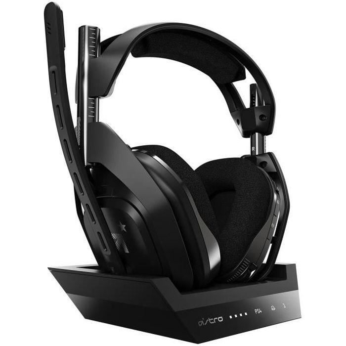 Casque Gaming Sans Fil Logitech G Premium Astro A50 X Lightspeed Station D Accueil Pour Xbox Series Xs Ps5 Pc Et Mac Noir