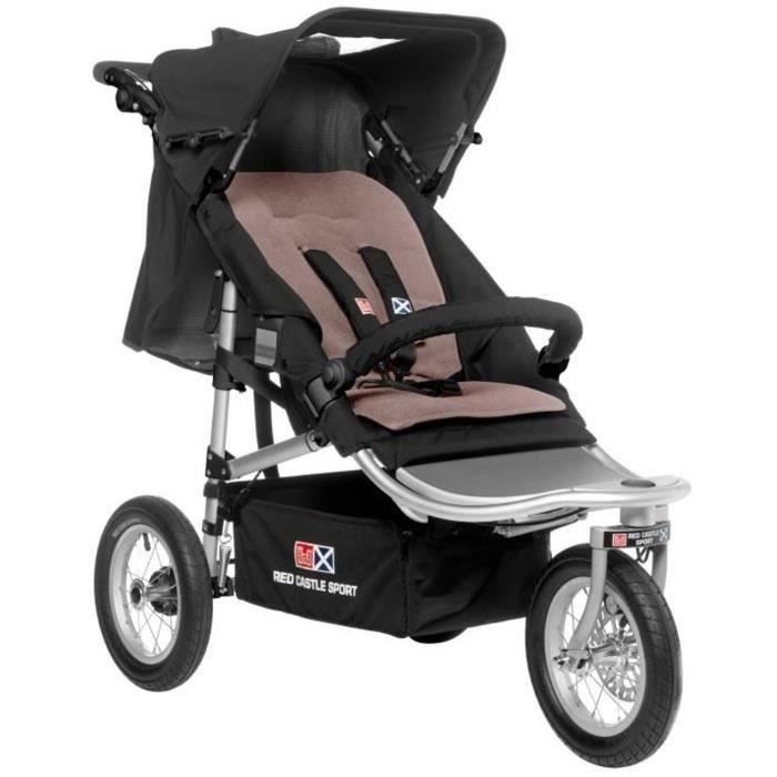 Destockage Red Castle Poussette Tout Terrain Shop N Jogg Disc Ii Noir 3 Roues Poussette Au Meilleur Prix Cdiscount
