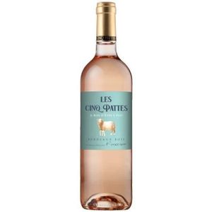 VIN ROSE Les Cinq Pattes 2022 Bordeaux - Vin rosé de Bordea