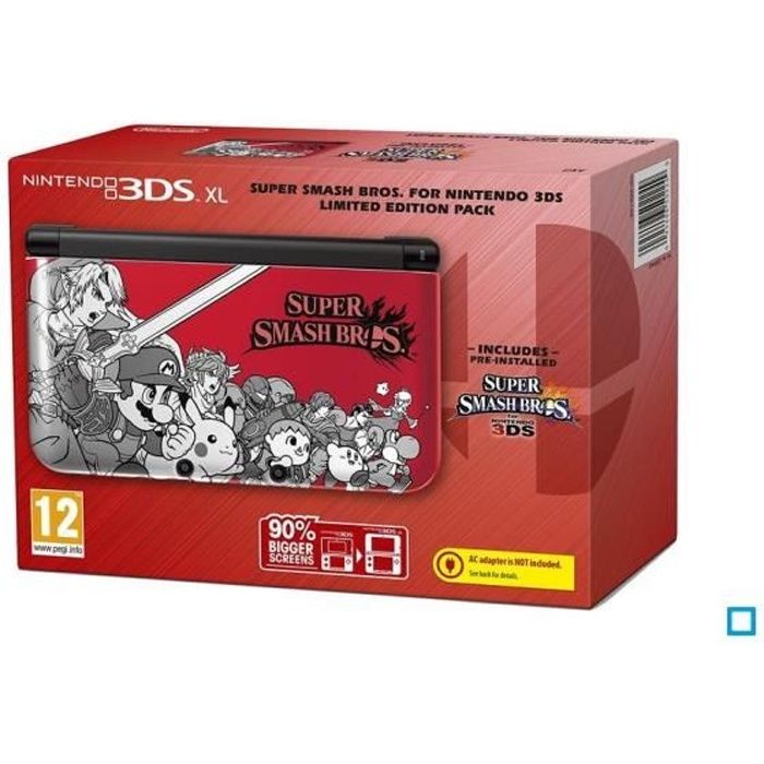 Console 3DS XL Edition Limitée Super Smash Bros