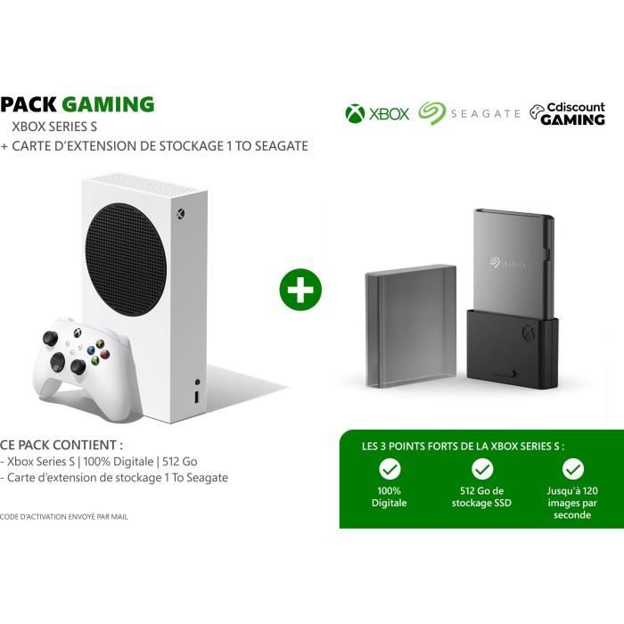 Seagate Carte d'extension de stockage 1 To pour Xbox Series X