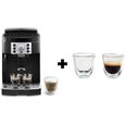 Machine expresso automatique avec broyeur - DELONGHI MAGNIFICA S ECAM22.140.B - Noir + Set 2 tasses Espresso-0