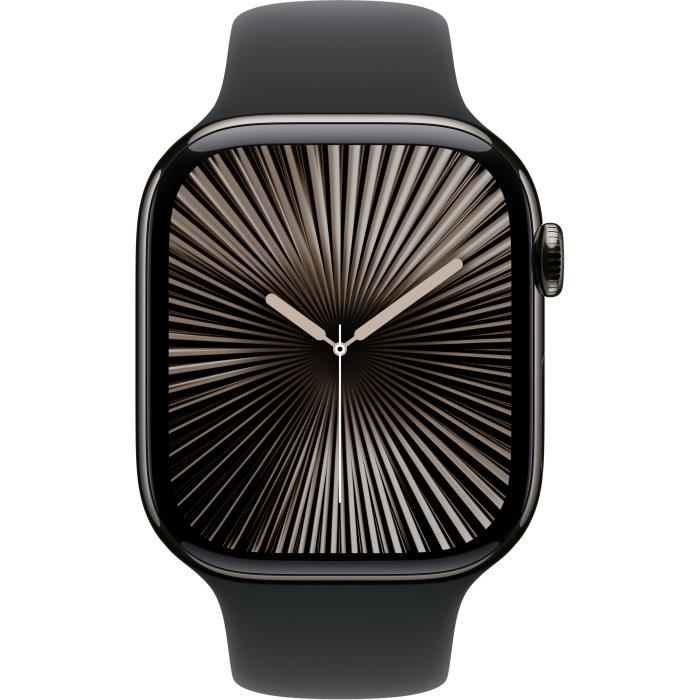 Apple Watch Series 10 GPS + Cellular - 46mm - Boîtier Slate Apple Watch Series 10 GPS + Cellular - 46mm - Boîtier Slate