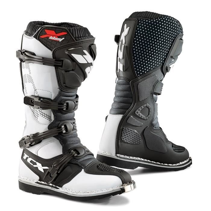 TCX Bottes Moto X Blast Blanches Enduro