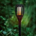 Torche solaire Maity Sun - Effet flamme - LED - H 80 cm - Blanc chaud - LUMI JARDIN-5