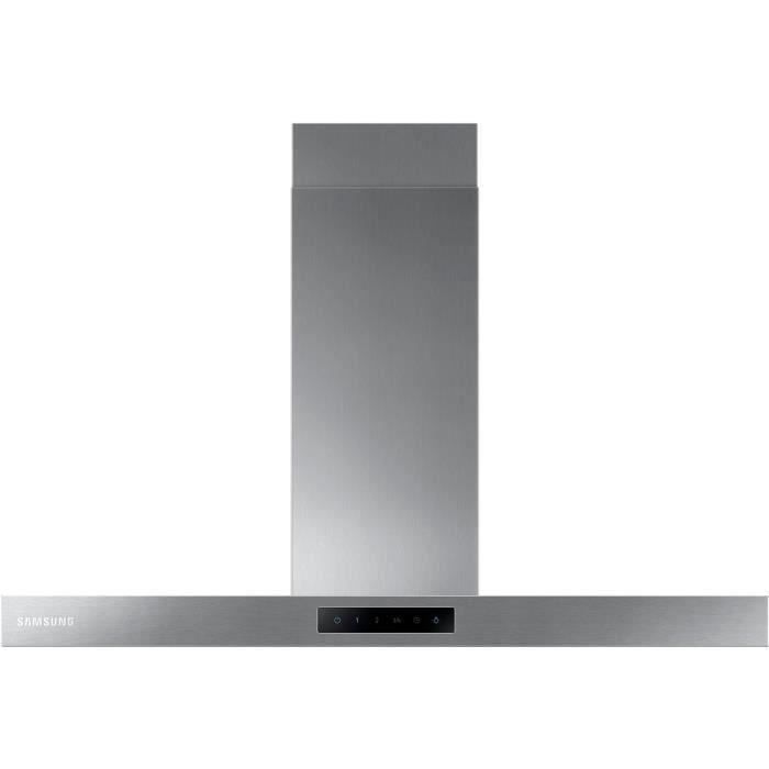 Hotte murale décorative SAMSUNG NK36M5060SS/UR L 90 cm - Inox - Evacuation / Recyclage - 713 m3/h max - 71 dB max - 4 vitesses