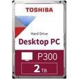 TOSHIBA - Disque dur Interne - P300 - 2To - 5400 tr/min - 3.5" (Bulk) (HDWD220UZSVA)-0