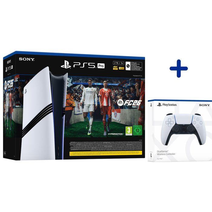 Console Sony PS5 Pro + EA SPORTS FC 26 2TB - vue 2