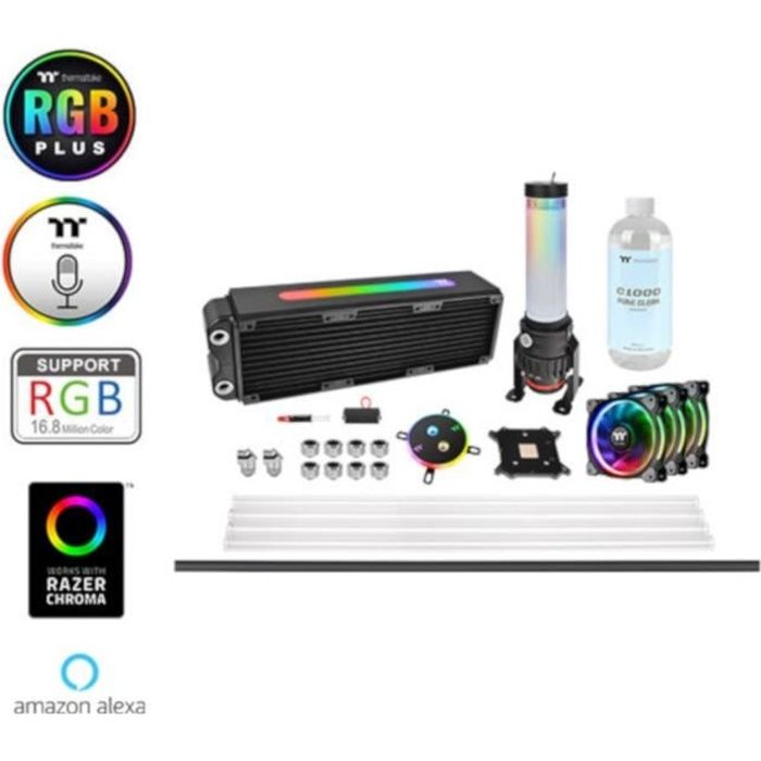 THERMALTAKE Pacific M360 Plus D5 - Kit de Watercooling Tube dur PETG