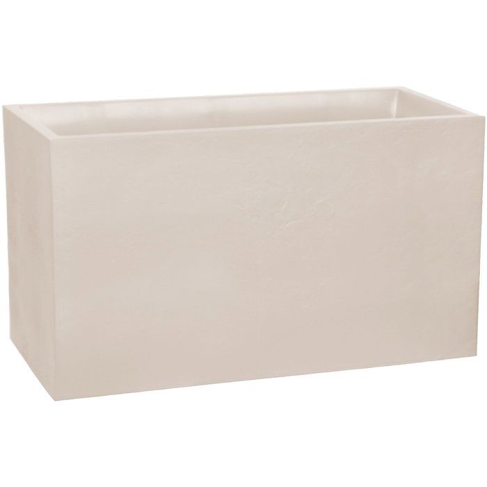 013732 BE.CA Muret VOLCANIA 100CM 116 Double paroi CALCAIRE Dim. 99 5 x 39 5 x 60 cm Avec zone de rétention d'eau
