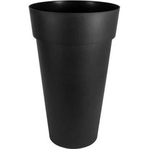 POT DE FLEUR EDA Vase Toscane XXL - Ø 48 x H 80 cm - 90 L - Gris anthracite