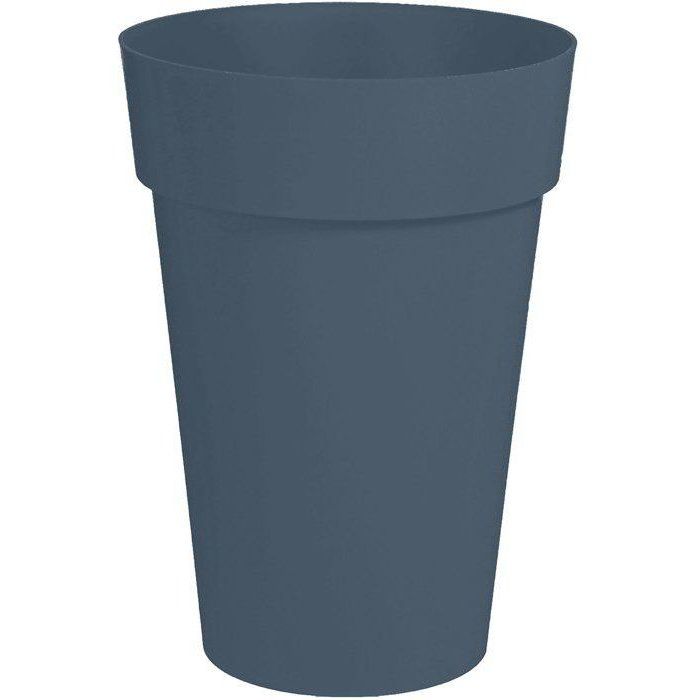 EDA Vase rond  Toscane Bleu Jean &Oslash;46 x H65 cm polypropyl&egrave;ne anti-UV