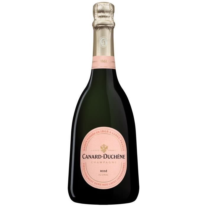 Champagne Canard-Duchêne - Rosé Iconic - 3 x 75 cl - La cave Cdiscount