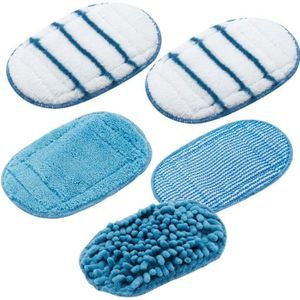 Lingettes microfibres pour balai vapeur - nettoyeur Black & Decker Steam  mop - Lot de 5 patins - fsm16 - Cdiscount Electroménager