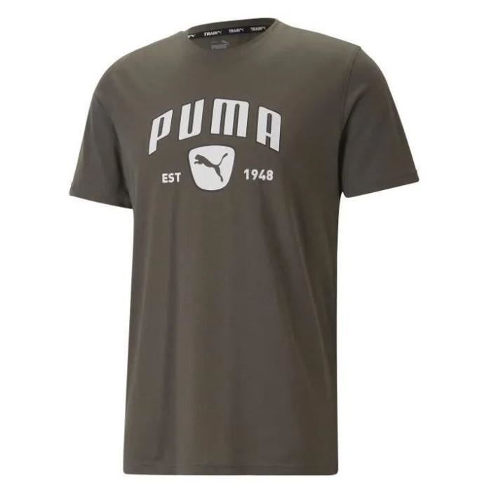 Lot de 3 tee shirts de sport PUMA Training Homme noir blanc vert