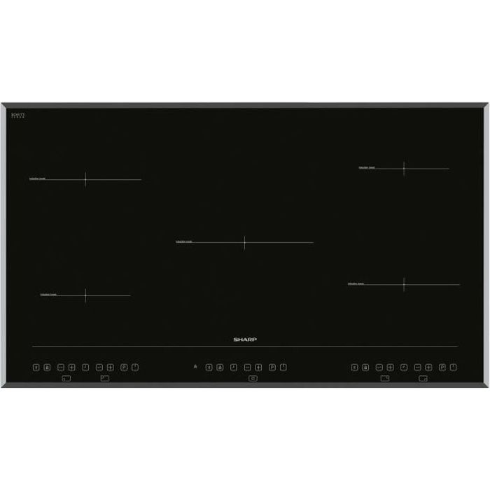 Plaque Induction Economie Sharp Kh 9i26ct00 Plaque De Cuisson A Induction 5 Zones 10800w
