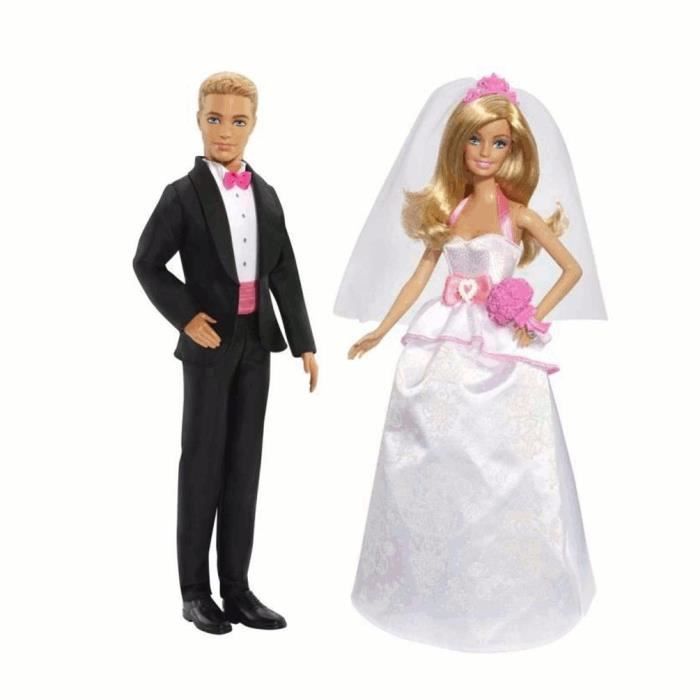 coffret barbie et ken mariés