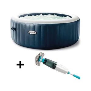 SPA COMPLET - KIT SPA Spa gonflable INTEX - Blue Navy - 216 x 71 cm - 6 