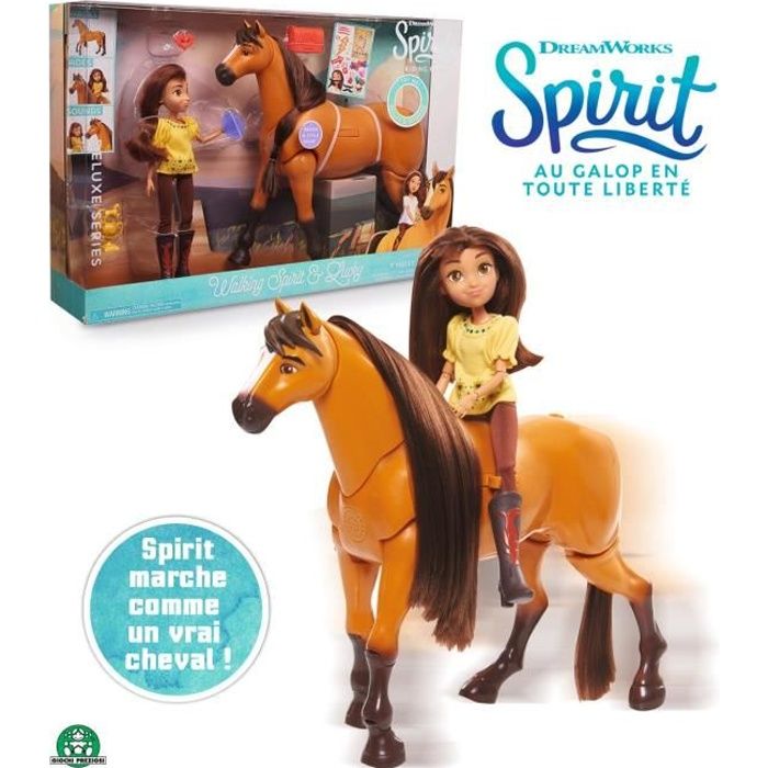 Figurine - GIOCHI PREZIOSI - Spirit qui Marche avec Poupée et