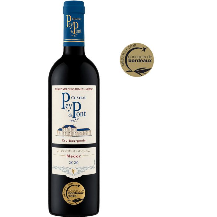 Château Pey de Pont 2020 Médoc Cru Bourgeois - Vin rouge de