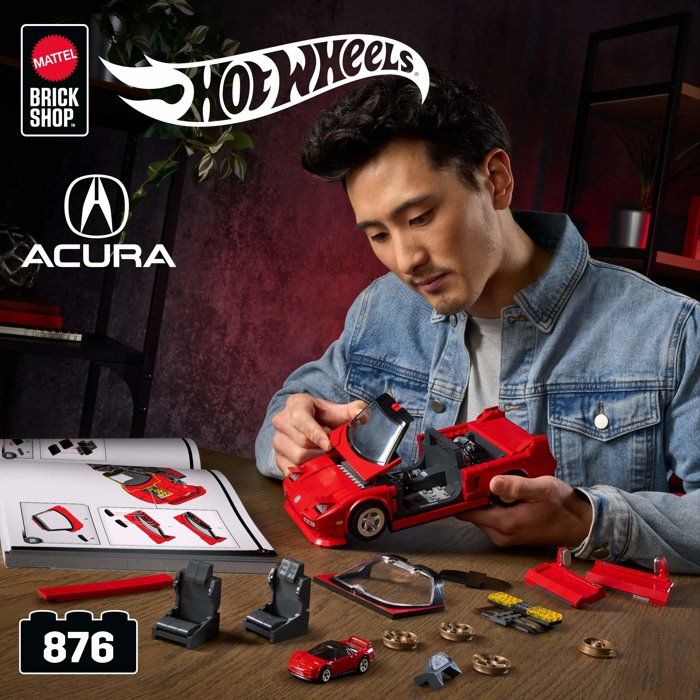 Hot Wheels - Coffret de Construction NSX Acura des Années 90