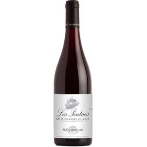 VIN ROUGE M. Chapoutier Les Pentues 2021 Côtes du Rhône Villages Bio - Vin rouge de la Vallée du Rhône