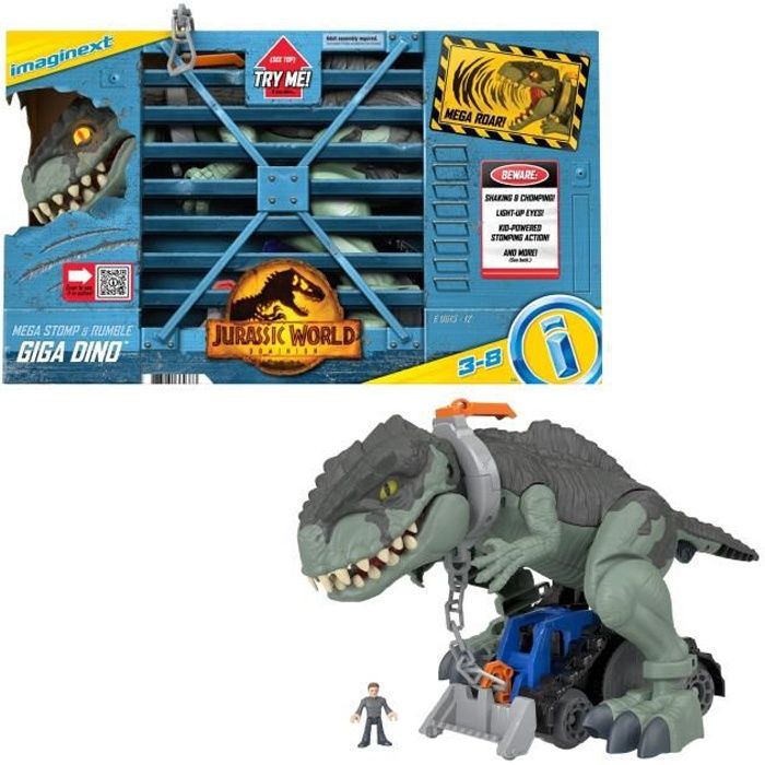 Imaginext - Fisher Price - Mega Dino Terreur - Figurine d'action 1er age - 3 ans et +