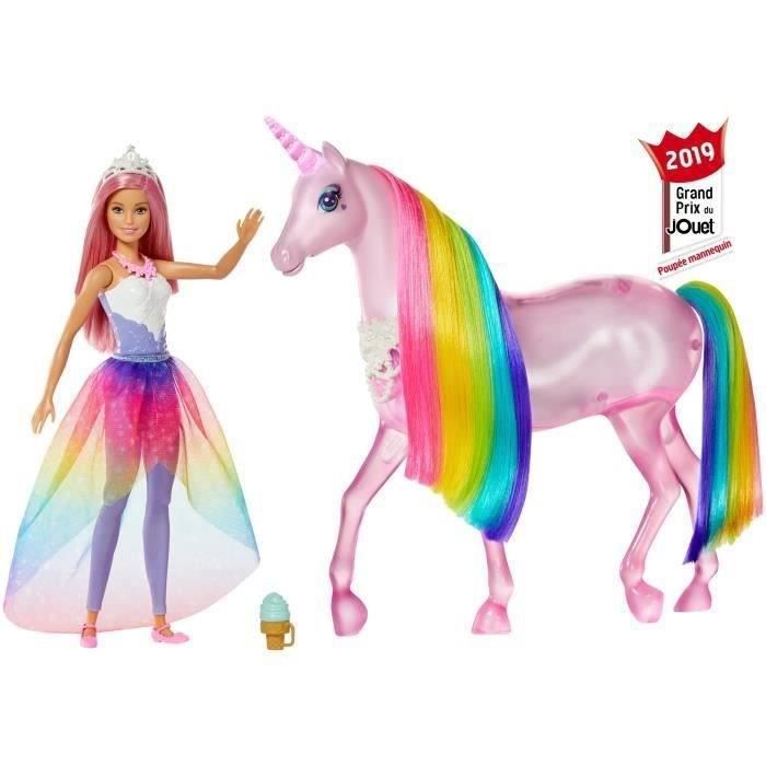 Barbie princesse et 2024 sa licorne