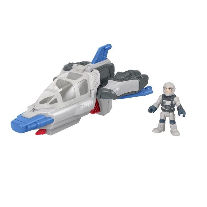 Deux Vaisseaux Fisher-Price Vintage – Avec Pilote – Fabriqués Au Royaume-Uni