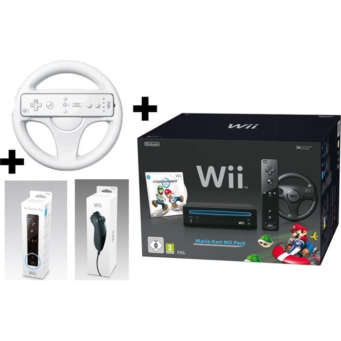 Acheter Wii NOIRE MARIO KART 2 JOUEURS Reconditionné - 135,00 € Wii NOIRE MARIO KART 2 JOUEURS Reconditionné - reconditionné disponible sur Cdiscount Seconde Vie