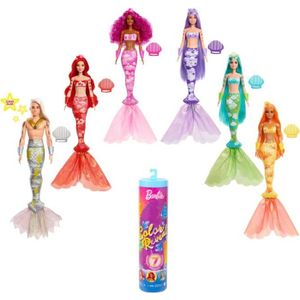 Barbie dreamtopia - poupee sirene magique arc-en-ciel, poupees