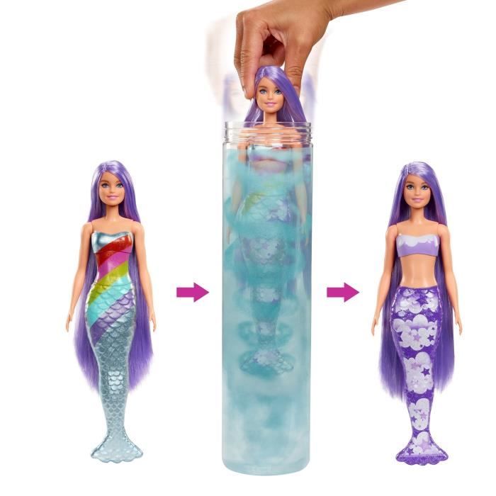 Barbie sirene lumiere Cdiscount