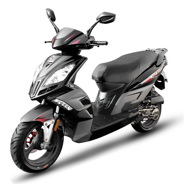 EUROCKA Scooter Virtuality GT 50cc 4T Noir - Cdiscount Auto